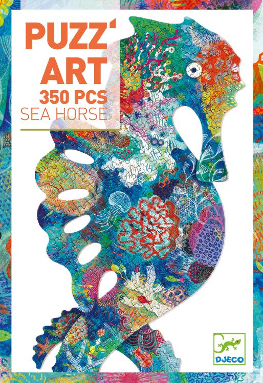 puzzle silhouetté Puzz Art Sea Horse - 350pcs • Djeco