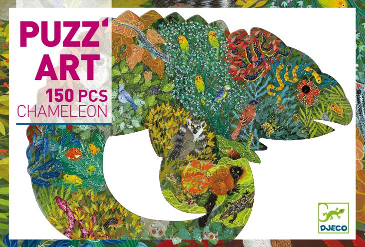 Puzzle  Puzz'Art Chameleon - 150 pcs • Djeco