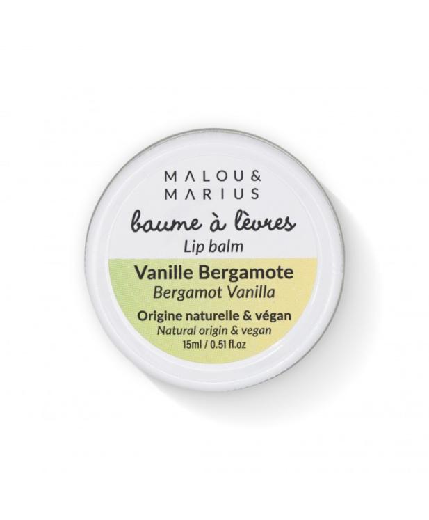 Baume à lèvres  Vanille bergamote  • Malou & Marius