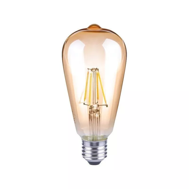 Ampoule LED  E27 ST64 ambrée 4 watts - 400 Lumen • Hoopzi