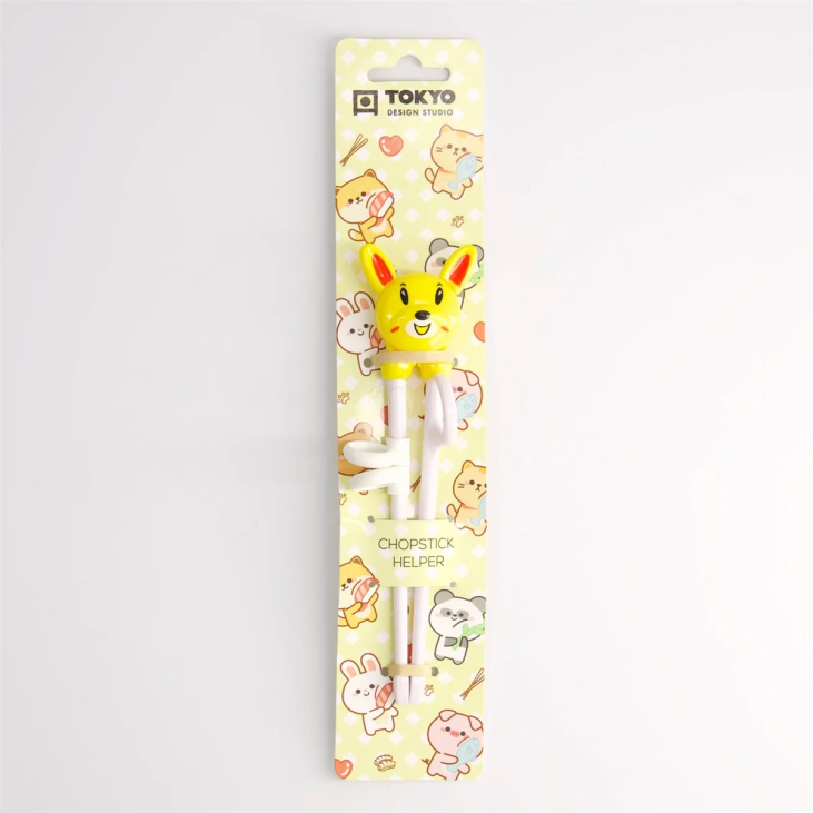 Baguettes pour enfant lapin jaune • Tokyo Design Studio