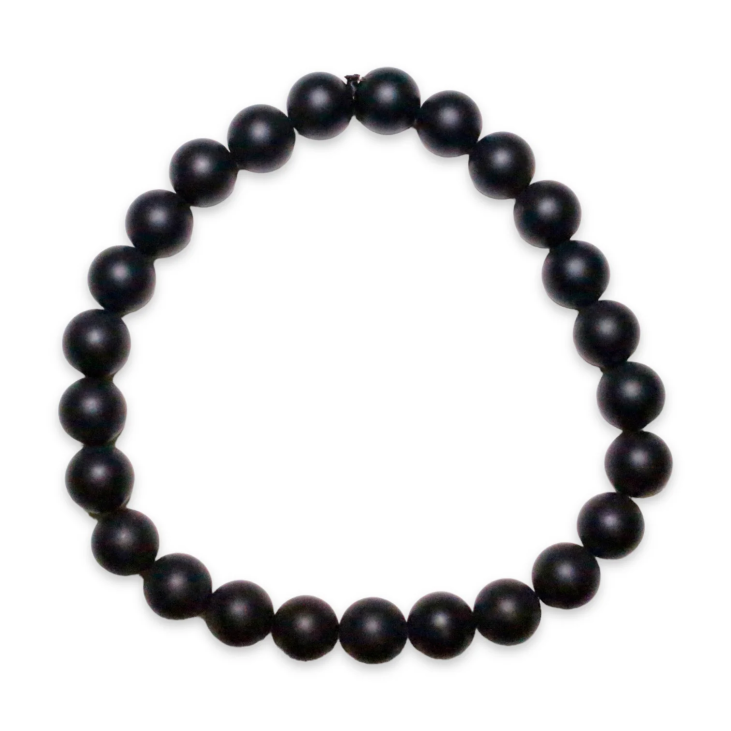 Bracelet pierres naturelles Onyx mat pour homme • As de Fanfan