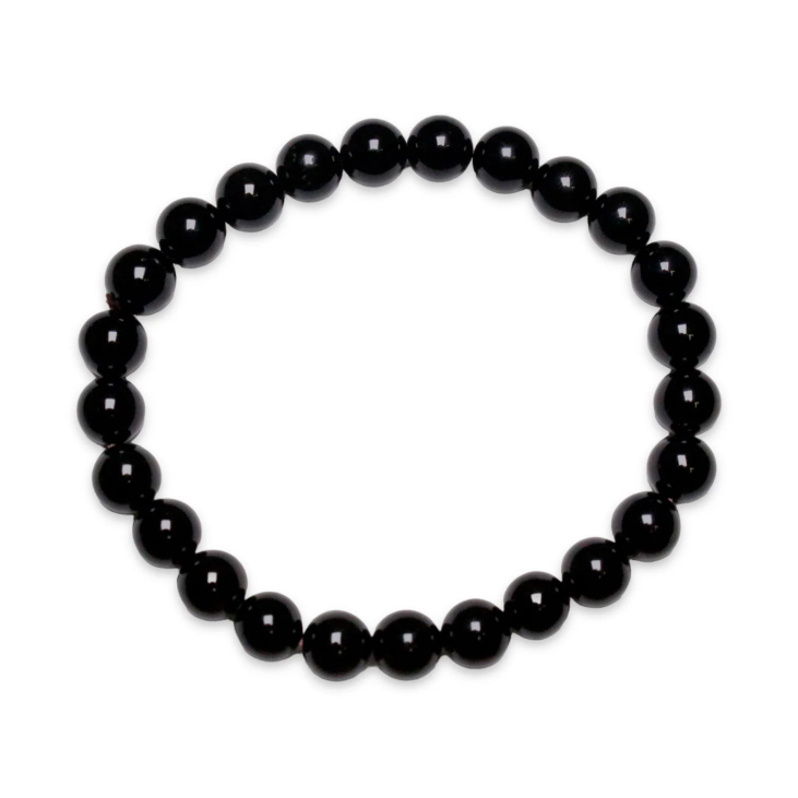 Bracelet homme pierres naturelles Onyx noir • As de FanFan