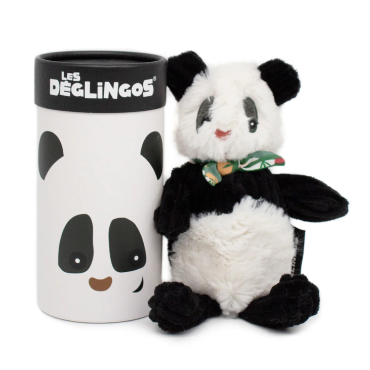 Peluche avec boîte cadeau Petit Simply Rototos le panda • Les déglingos