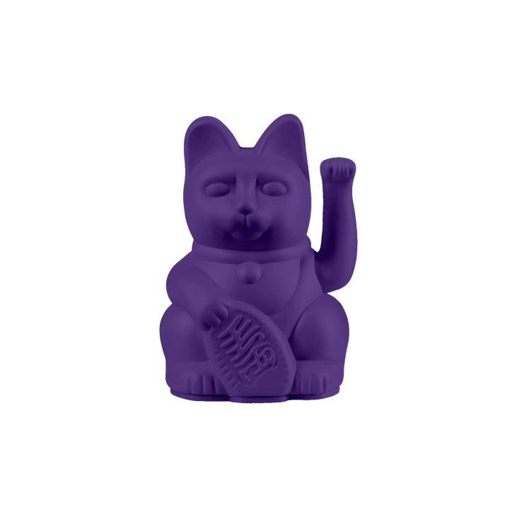 Lucky cat Mini • Maneki neko violet • Donkey Products