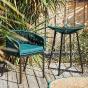 Ensemble de 2 chaises et d'une table d'extérieur  Baléares  émeraude • Sema design