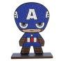 Kit figurine à diamanter Captain America • CRYSTAL ART 