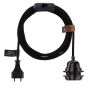 Câble lampe Baladeuse 4,5m • Hoopzi Hoopzi cable couleur : Lin noir